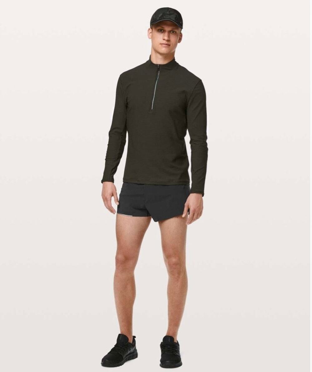 Lululemon Fast & Free Short 3" Black Obsidian M7A86S S